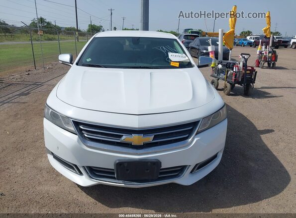 2G1105SAXJ9165562 2018 CHEVROLET IMPALA White Widok zestawu wskaźników
