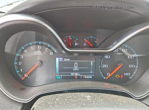 2G1115S33G9123936 2016 CHEVROLET IMPALA Черный Вид щитка приборов