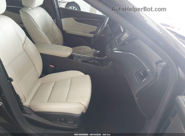 2G1125S32J9125729 2018 CHEVROLET IMPALA Черный Вид салона спереди