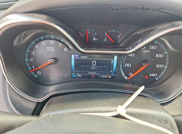 2G1125S33J9174650 2018 CHEVROLET IMPALA Charcoal Instrument cluster view