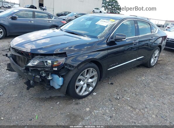 2G1145S30G9108821 2016 CHEVROLET IMPALA Black წინა მარცხენა ხედი სამი მეოთხედიდან