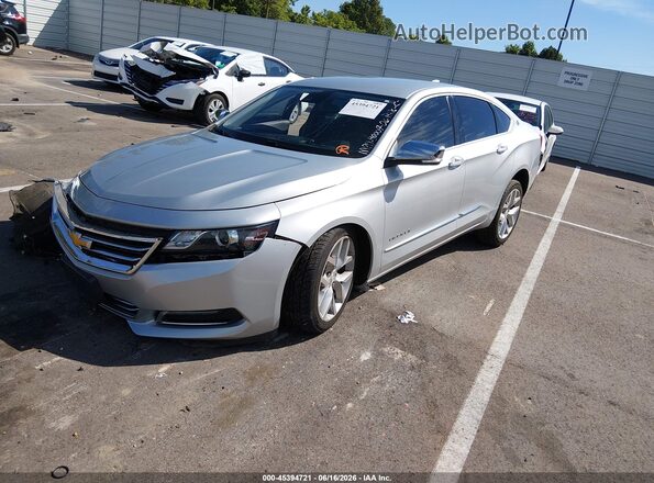 2G1145S30G9139907 2016 CHEVROLET IMPALA Gray წინა მარცხენა ხედი სამი მეოთხედიდან