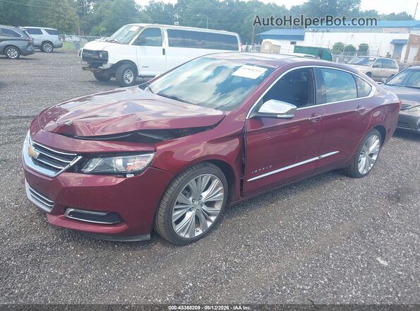 2G1145S31G9155176 2016 CHEVROLET IMPALA Красный Передняя левая четверть