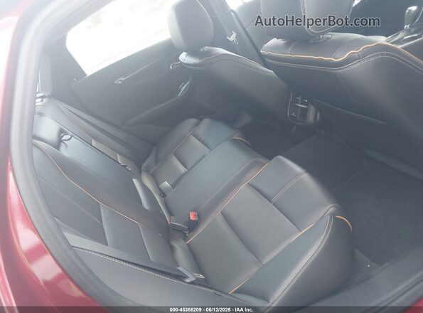 2G1145S31G9155176 2016 CHEVROLET IMPALA Красный Вид наклейки с VIN-кодом