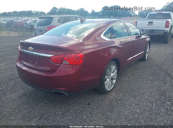 2G1145S31G9155176 2016 CHEVROLET IMPALA Красный Задняя правая четверть