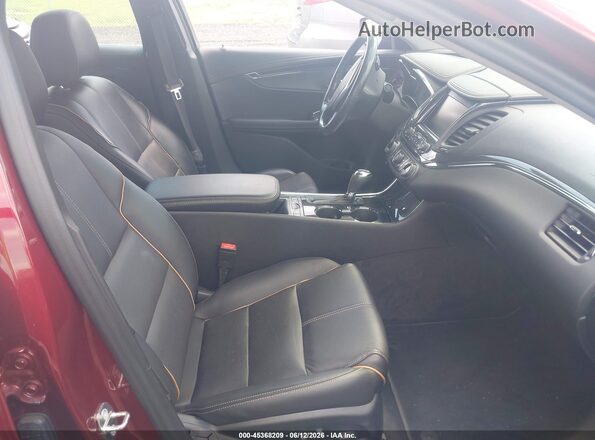 2G1145S31G9155176 2016 CHEVROLET IMPALA Красный Вид салона спереди