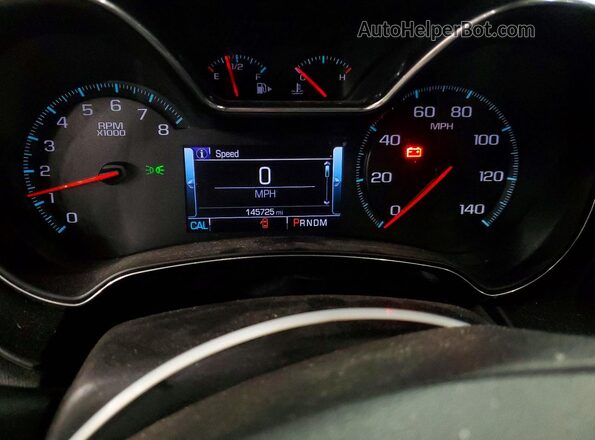 2G1145S32H9182355 2017 CHEVROLET IMPALA Burgundy ხელსაწყოთა პანელის ხედი