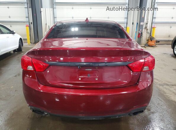 2G1145S32H9182355 2017 CHEVROLET IMPALA Burgundy უკანა ხედი