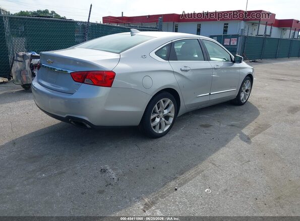 2G1145S33G9128299 2016 CHEVROLET IMPALA Silver უკანა მარჯვენა