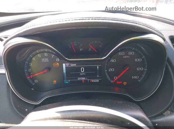 2G1145S33G9128299 2016 CHEVROLET IMPALA Silver უკანა სავარძლების ხედი
