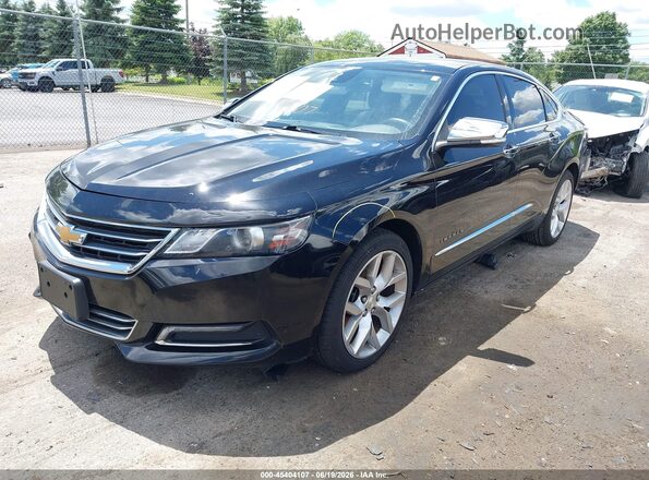 2G1145S33H9175933 2017 CHEVROLET IMPALA Черный Передняя левая четверть