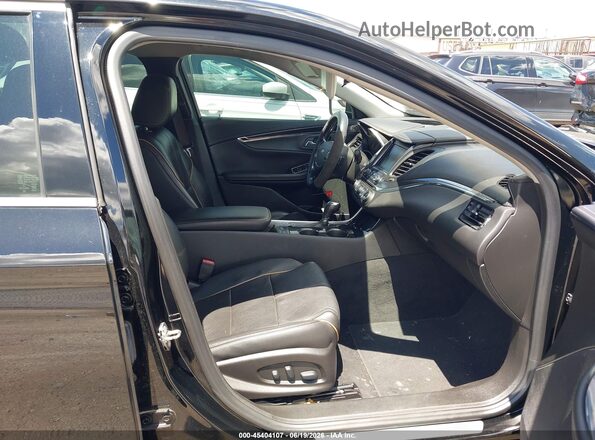 2G1145S33H9175933 2017 CHEVROLET IMPALA Черный Вид салона спереди