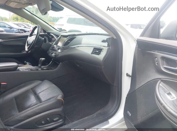 2G1145S34G9144821 2016 CHEVROLET IMPALA Белый Вид салона спереди