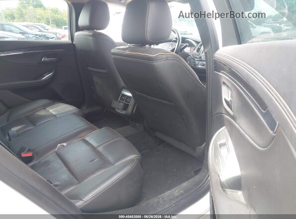 2G1145S34G9144821 2016 CHEVROLET IMPALA Белый Вид наклейки с VIN-кодом