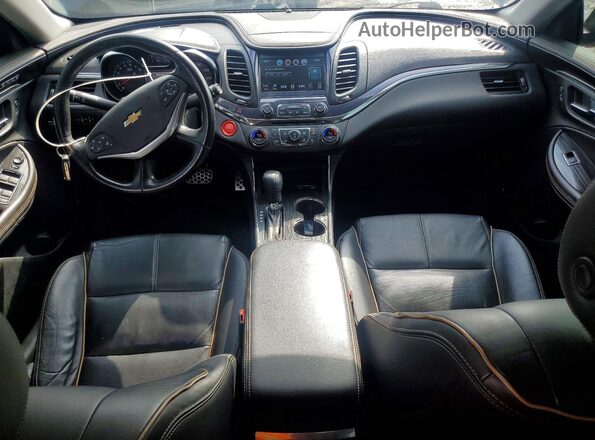 2G1145S34H9124859 2017 CHEVROLET IMPALA Black Вид панелі приладів