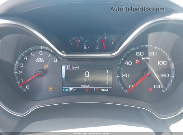 2G1145S35H9100165 2017 CHEVROLET IMPALA Black უკანა სავარძლების ხედი