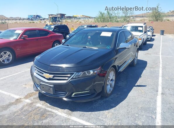 2G1145S35H9100165 2017 CHEVROLET IMPALA Black წინა მარცხენა ხედი სამი მეოთხედიდან