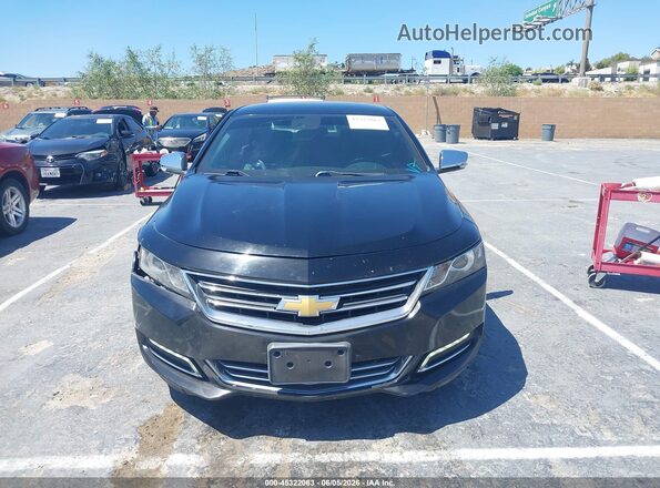 2G1145S35H9100165 2017 CHEVROLET IMPALA Black ხელსაწყოთა პანელის ხედი
