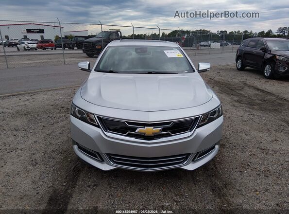 2G1145S35H9107469 2017 CHEVROLET IMPALA Silver Вид задньої частини салону