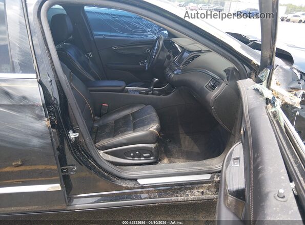 2G1145S35H9131397 2017 CHEVROLET IMPALA Черный Вид салона спереди