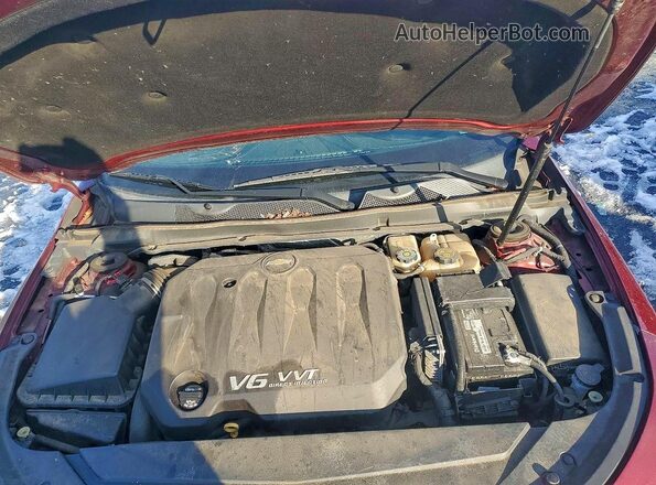 2G1145S38H9192016 2017 CHEVROLET IMPALA Burgundy Widok wnętrza z tyłu