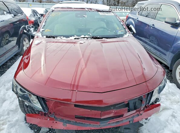 2G1145S38H9192016 2017 CHEVROLET IMPALA Burgundy Widok z przodu