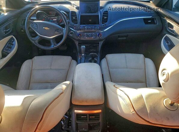 2G1145S38H9192016 2017 CHEVROLET IMPALA Burgundy Widok deski rozdzielczej