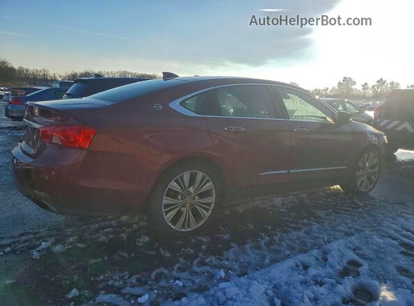 2G1145S38H9192016 2017 CHEVROLET IMPALA Burgundy Tył prawy