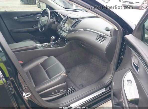2G1145S3XG9138313 2016 CHEVROLET IMPALA Black Widok wnętrza z przodu