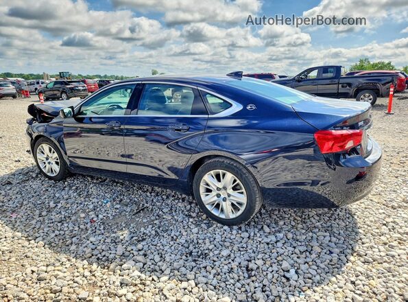 2G11X5S37K9151469 2019 CHEVROLET IMPALA Синий Задняя левая четверть