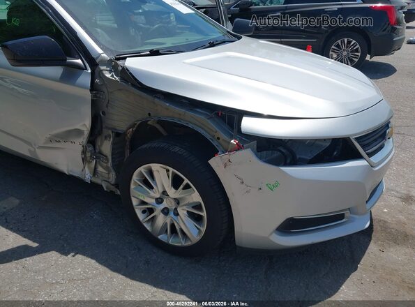 2G11X5SA0K9146547 2019 CHEVROLET IMPALA Silver წინა ხედი