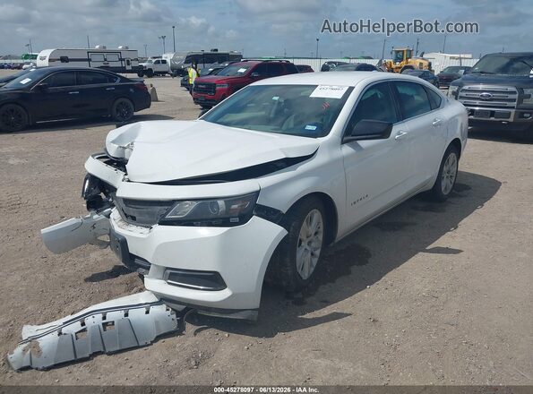 2G11X5SA1G9181380 2016 CHEVROLET IMPALA White Przód lewy