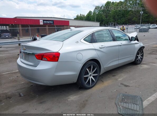 2G11X5SA1G9201806 2016 CHEVROLET IMPALA Silver Rear right