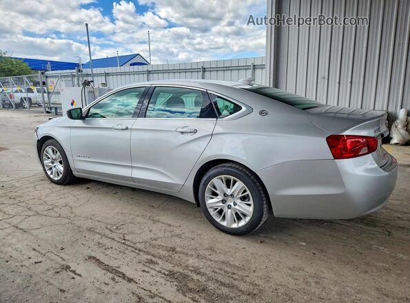 2G11X5SA2G9161977 2016 CHEVROLET IMPALA Silver უკანა მარცხენა