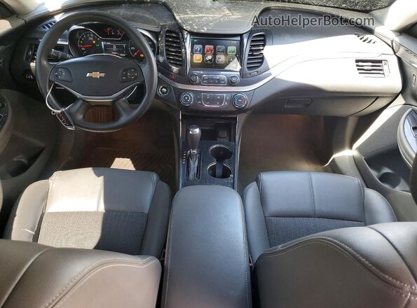 2G11X5SA2J9156124 2018 CHEVROLET IMPALA Gray წინა პანელის ხედი
