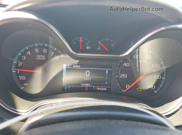 2G11X5SA2J9156124 2018 CHEVROLET IMPALA Gray ხელსაწყოთა პანელის ხედი