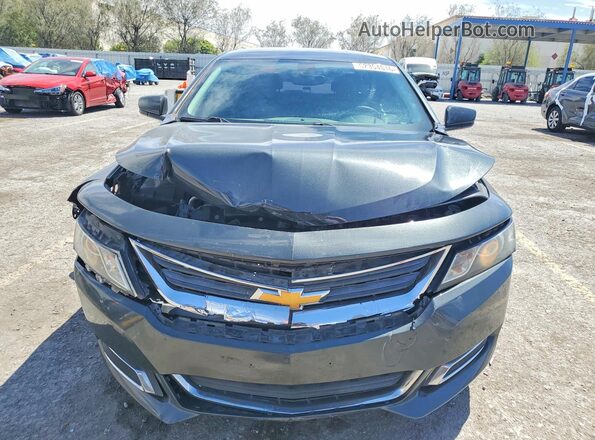 2G11X5SA2J9156124 2018 CHEVROLET IMPALA Gray წინა ხედი