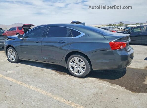 2G11X5SA2J9156124 2018 CHEVROLET IMPALA Gray უკანა მარცხენა