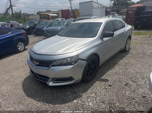 2G11X5SA5H9102536 2017 CHEVROLET IMPALA Silver Передня ліва чверть