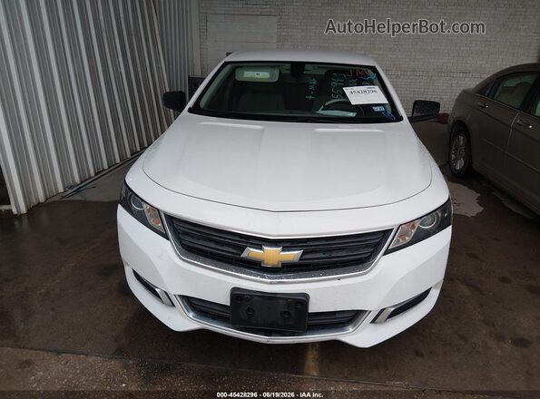 2G11X5SA8H9155943 2017 CHEVROLET IMPALA White Սարքավորումների վահանակի տեսք