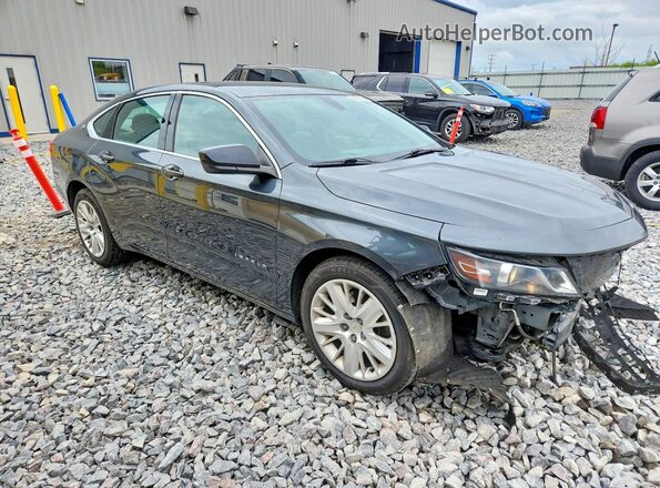 2G11X5SA9K9114454 2019 CHEVROLET IMPALA Gray Delantero derecho