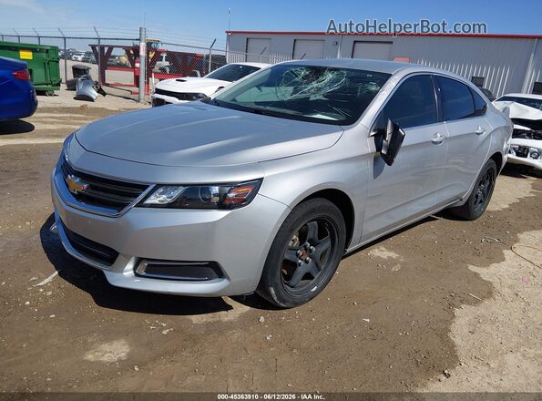 2G11X5SAXG9201352 2016 CHEVROLET IMPALA Silver Przód lewy