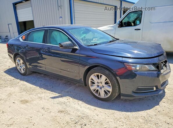 2G11Z5S32J9123023 2018 CHEVROLET IMPALA Синий Передняя правая четверть