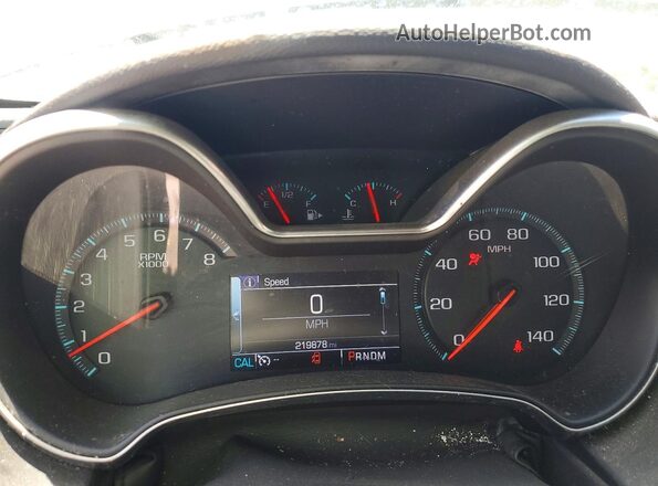 2G11Z5S32J9123023 2018 CHEVROLET IMPALA Синий Вид щитка приборов