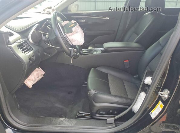 2G11Z5S33K9118107 2019 CHEVROLET IMPALA Black წინა სალონის ხედი