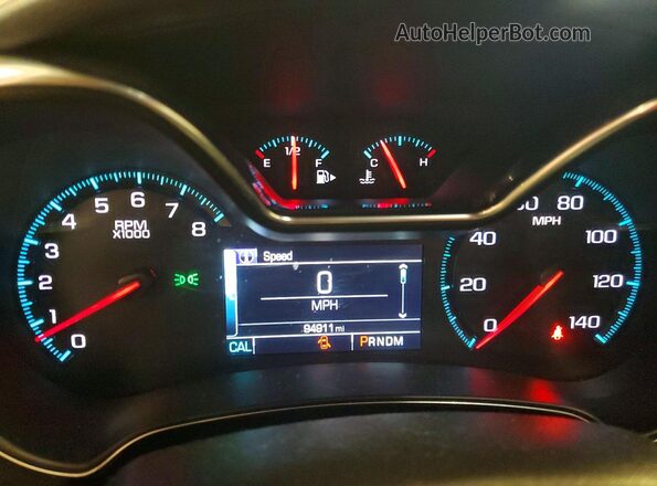2G11Z5S34L9103729 2020 CHEVROLET IMPALA Silver ხელსაწყოთა პანელის ხედი