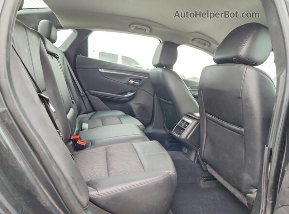 2G11Z5S35K9115628 2019 CHEVROLET IMPALA Gray Rear seats view
