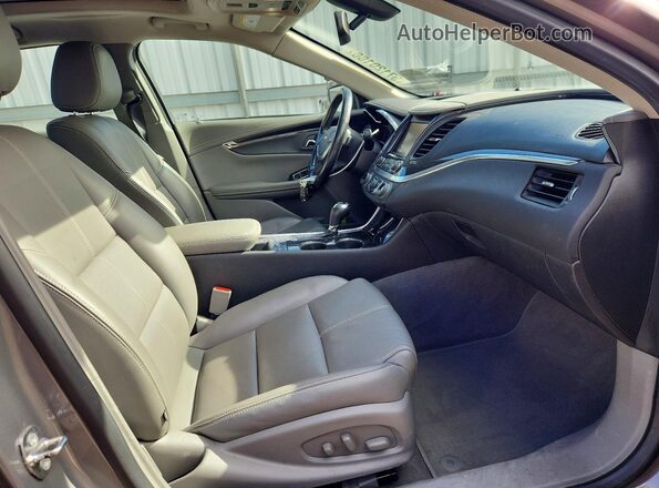 2G11Z5S36K9140537 2019 CHEVROLET IMPALA Серый Вид салона спереди