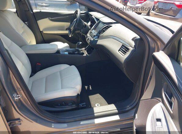 2G11Z5S36K9147990 2019 CHEVROLET IMPALA Gray Widok wnętrza z przodu