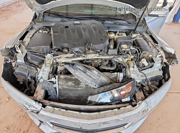 2G11Z5S36L9100573 2020 CHEVROLET IMPALA Серебряный Вид задней части салона